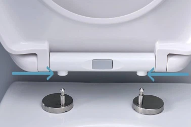 quick release toilet seat hinge