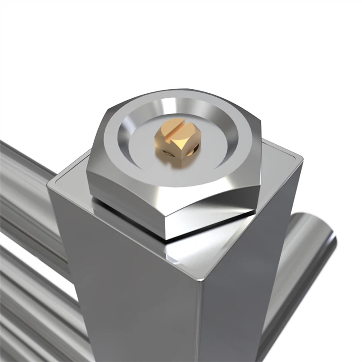 square chrome towel radiator
