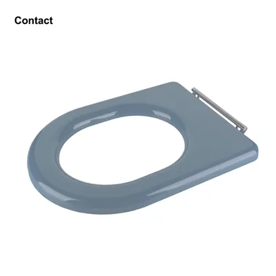 WC daska u obliku slova D siva