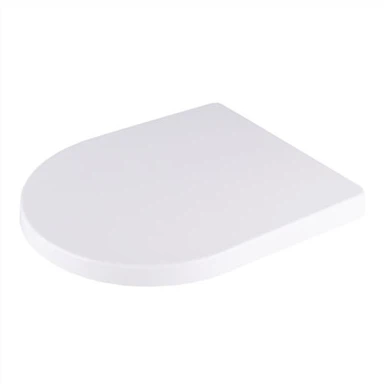 WC daska u obliku slova D, široka 350 mm, mekano zatvaranje