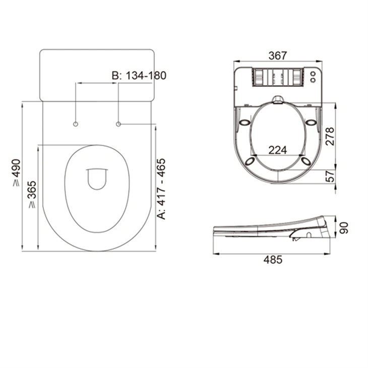 luxury bidet toilet seat